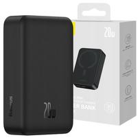 wireless charger - Baseus Magnetic Mini PPCX150001 20000 mAh Black (Juodas) - 2 nuotrauka