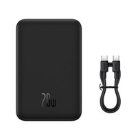 wireless charger - Baseus Magnetic Mini PPCX150001 20000 mAh Black (Juodas) - 3 nuotrauka