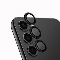 uniq Optix Aluminium Camera Lens Protector Sam S24 S921 midnight black camera lens glass with applicator