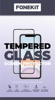 FoneKit Full Cover tempered glass, Samsung Galaxy A55, black (Galaxy A55 2.5D full)
