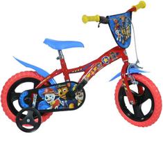 paw patrol dviratis - Dino Bikes Paw Patrol 14", 614-PW, mėlynas/raudonas/geltonas (Blue/Red/Yellow) - 1 nuotrauka