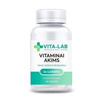 akims papildai - VITA-LAB VITAMINAI AKIMS SU LIUTEINU, 90 tabletės - 2 nuotrauka