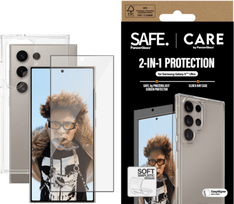 s25 ultra apsauginis stiklas - PanzerGlass CARE Fashion 2in1 Bundle Galaxy S25 Ultra - 1 nuotrauka
