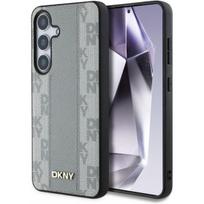 Dkny "Leather Checkered Pattern MagSafe Galaxy S25" Taupe