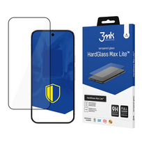 pixel 9 xl - Tempered Glass 3mk HardGlass Max Lite Black for Google Pixel 9 Pro XL - 1 nuotrauka