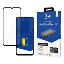 juoda plevele - Tempered glass 3mk HardGlass Max Lite Black for Samsung Galaxy A06 - 1 nuotrauka