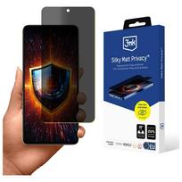 stiklo matine plevele - 3MK Silky Matt Privacy film for Redmi Note 14 4G - 1 nuotrauka