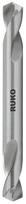 Metalo grąžtas, dvipusė Ruko DIN1412C 252035, plienui/plastikas/aliuminiui, hss, cilindrinis, 3.5 mm x 5.2 cm