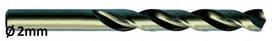 Metalo grąžtas Exact DIN338, metalas, hsse-co5, 2 mm