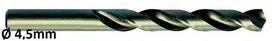 Metalo grąžtas Exact DIN338, metalas, hsse-co5, 4.5 mm