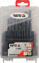 Metalo grąžtų rinkinys Yato YT-4462, metalas, hss, cilindrinis, 1.5 - 9.5 mm x 13.3 cm