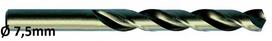 Metalo grąžtas Exact DIN338, metalas, hsse-co5, 7.5 mm