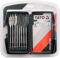 Medienos grąžtų komplektas Yato YT-3256, medienai, hex, 12 - 32 mm x 15.2 cm