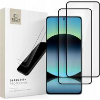 redmi note 14 4g apsauginis - Tech-Protect "Glass Fit+ 2 pack Xiaomi Redmi Note 14 4G/ 5G" Black - 1 nuotrauka