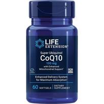 LIFE EXTENSION Super Ubiquinol CoQ10 100 mg (Ubichinolis), 60 kapsulių