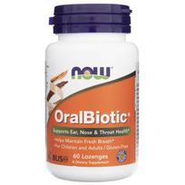 NOW FOODS OralBiotic 60 pastilių