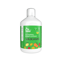 vitaminai vaikams - RAW POWDERS Vitaminų kompleksas vaikams, skystas maisto papildas, 500 ml - 1 nuotrauka