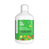 vitaminai vaikams - RAW POWDERS Vitaminų kompleksas vaikams, skystas maisto papildas, 500 ml - 2 nuotrauka