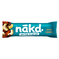 karamele - NAKD Salted Caramel (Karamelės) vaisių ir riešutų batonėlis, 35 g - 3 nuotrauka