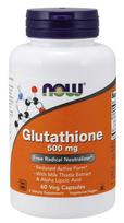glutathione - NOW FOODS Glutationas 500 mg, 60 kapsulių - 1 nuotrauka
