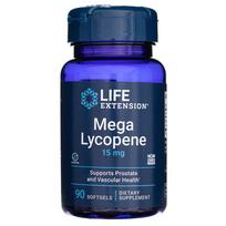 LIFE EXTENSION Mega Likopenas 15 mg, 90 kapsulių