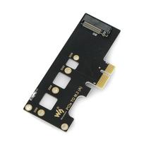 pcie laidas - Waveshare 19091 PCIe į M.2 adapteris (Juodas) - 1 nuotrauka