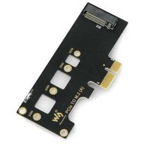 pcie laidas - Waveshare 19091 PCIe į M.2 adapteris (Juodas) - 2 nuotrauka