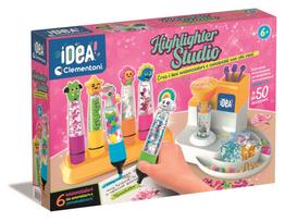 amatu rinkinys - Clementoni Idea Highlighter Lab 18127, įvairių spalvų - 1 nuotrauka