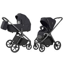 carrello vezimeliai - CARRELLO Vector 2in1 Universalus vežimėlis, Shadow Black - 1 nuotrauka