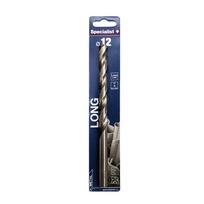 Metalo grąžtas Specialist  Long DIN340, medienai/metalas/plastikas, sraigtinis, tiesus, 12 mm x 17.5 cm