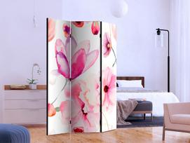 Fototapetas Artgeist Pink Flowers Paravent1463, 172 cm x 135 cm