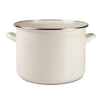 puodas 10 emaliuotas - Emalia Olkusz 35209, 28 cm, 10 l, kreminė (Cream) - 2 nuotrauka