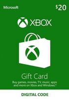 Xbox Live Gift Card 20 USD XBOX ONE raktas