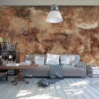 Fototapetas Artgeist Time Of Darkness - Composition In Pattern Of Wet Concrete In Brown Tones 500280NEW88SAM, 280 cm x 280 cm