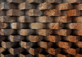 Fototapetas Artgeist Brick Braid, 105 cm x 150 cm