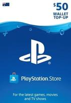 PlayStation Network Card 50 AUD (AU) PSN Key AUSTRALIA PS4 raktas