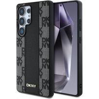 magsafe s25 ultra - Dkny "Leather Checkered Pattern MagSafe Galaxy S25 Ultra" Black - 1 nuotrauka