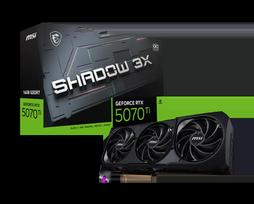 5070 ti oc - MSI GeForce RTX 5070 Ti 16GB SHADOW 3X OC - 3 nuotrauka