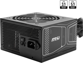maitinimo blokas 80 plus gold - MSI MAG A850GN PCIE5 850W ATX 3.0 80 PLUS Gold - 1 nuotrauka