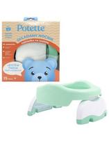 potette plus - Potette Plus 2in1 kelioninis naktipuodis sulankstomas, Baltas/Mėtų (White/Mint) - 4 nuotrauka