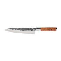 japoniskas peilis vg10 - Forged VG10 Virtuvės šefo peilis 20,5 cm, ruda (Brown) - 2 nuotrauka