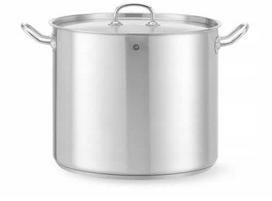 Hendi Kitchen Line Aukštas puodas su dangčiu 21 l Ø320 x 270 mm, Sidabrinis (Silver)