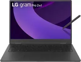 LG Gram Pro 16 2-in-1, Intel Core Ultra 7 255H, 16 GB, 1 TB, 16" WQXGA+, Juodas (Black)