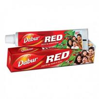 dantu pasta dabur - DABUR HERBAL dantų pasta su 7 vaistiniais augalais Raudona (Red), 100 g - 1 nuotrauka
