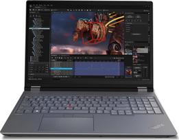 nvidia rtx a2000 - Lenovo ThinkPad P16 Gen 2, Intel Core i7-13850HX, 32 GB, 1 TB, 16", Nvidia RTX A, Pilka (Grey) - 1 nuotrauka