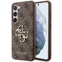plus plus big - Guess "4G Big Metal Logo Case for Samsung Galaxy S24 Plus" Rudas (Brown) - 3 nuotrauka