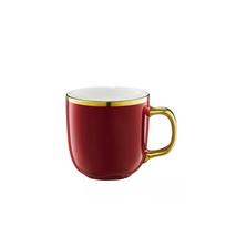 porcelianiniai puodelia - Ambition Royal puodelis, raudonas/auksinis, 0.33 l - 3 nuotrauka