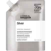 silver sampunas - L'Oreal Professionnel Serie Expert Silver šampūnas žiliems ir baltiems plaukams, 500 ml - 3 nuotrauka