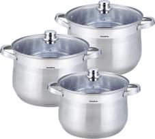 puodu rinkiniai - KLAUSBERG 6 dalių puodų rinkinys KB-7177 - 1 nuotrauka