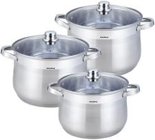 puodu rinkiniai - KLAUSBERG 6 dalių puodų rinkinys KB-7177 - 2 nuotrauka
